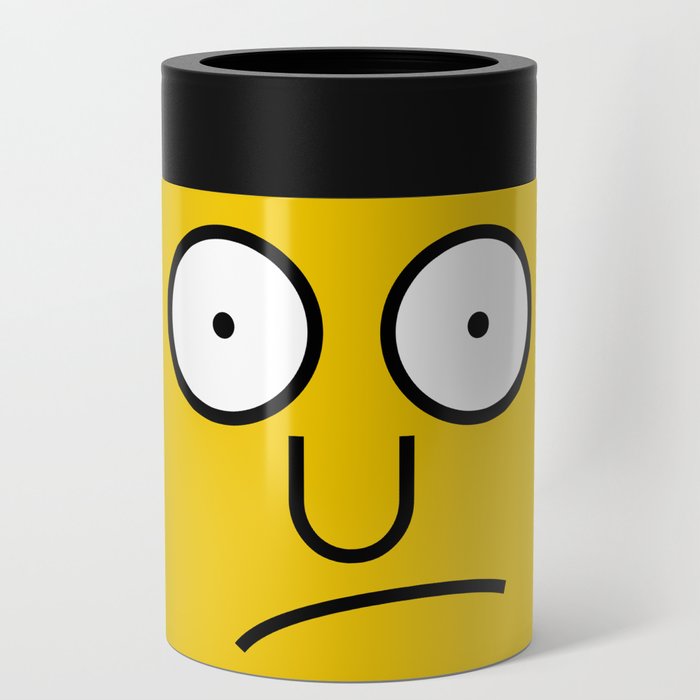 type face: um? yellow Can Cooler