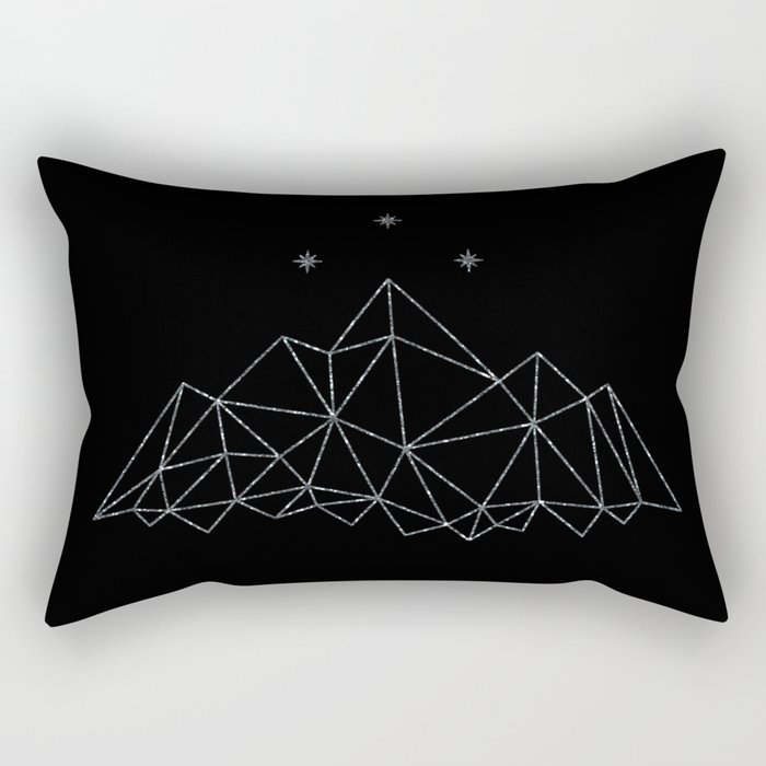 The Night Court insignia from A Court of Frost and Starlight Rectangular Pillow