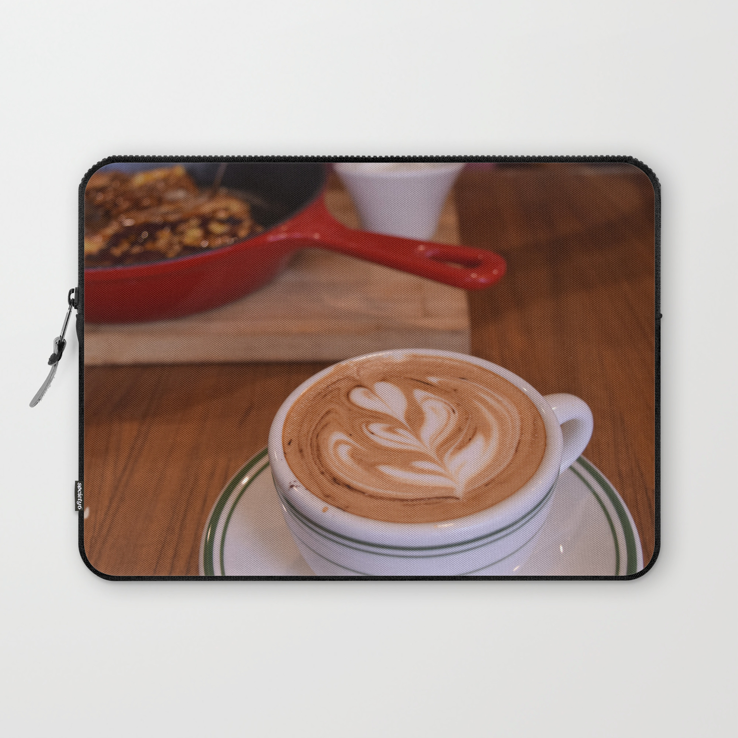 Caffe Macchiato With Breakfast Cafe Or Kitchen Decor Laptop