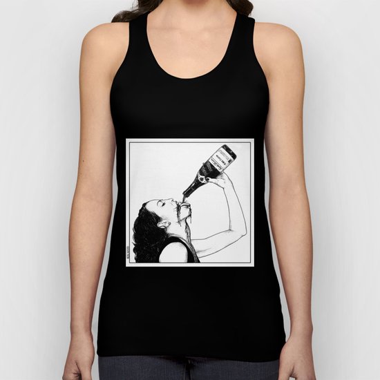 asc 560 - La bouteille (My friend Aloxe) Unisex Tank Top
