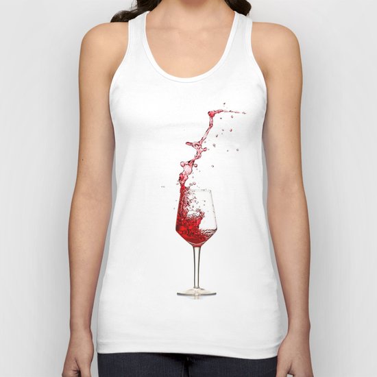 wine glass Unisex Tank Top