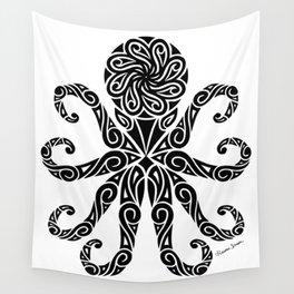 Tribal Octopus Wall Tapestry