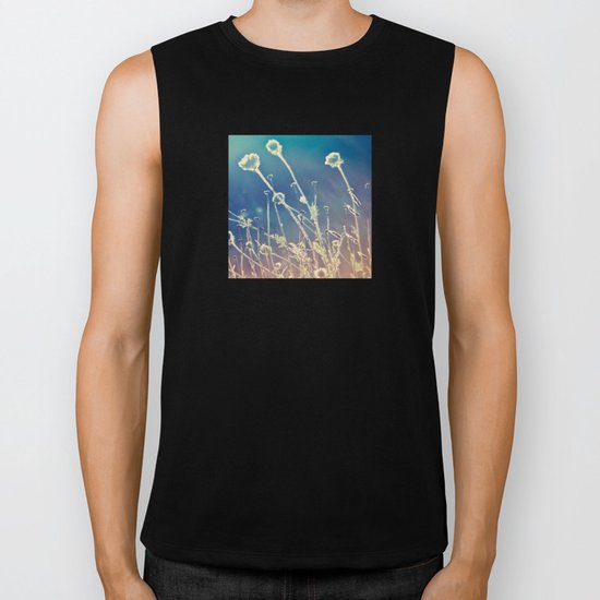 Blue and day Biker Tank
