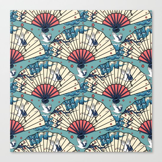 Oriental FanTasy Canvas Print