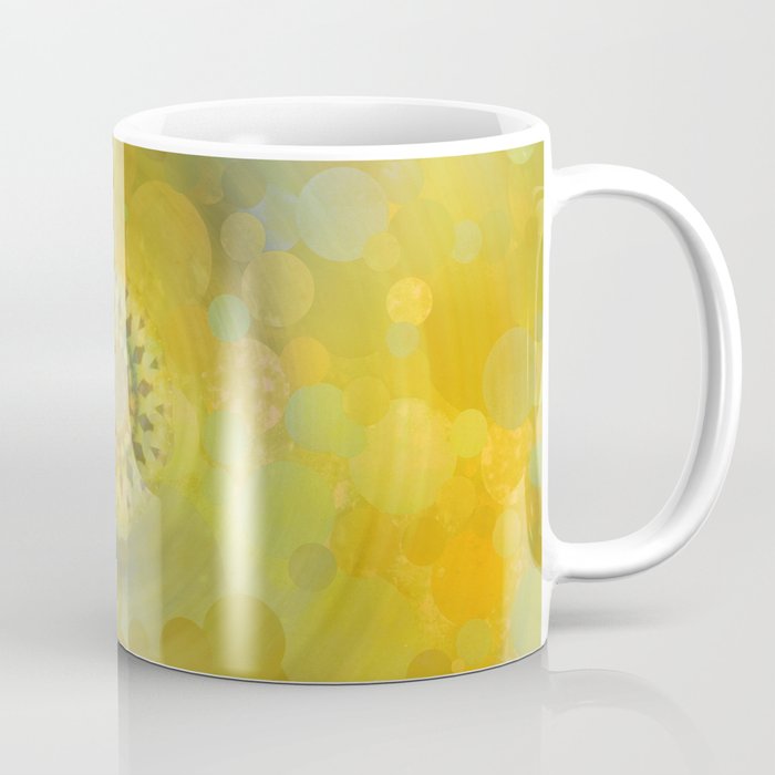 Mystic Yellow Light Abstract Contemporary Art Coffee Mug