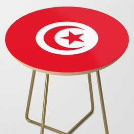 Flag of Tunisia Side Table