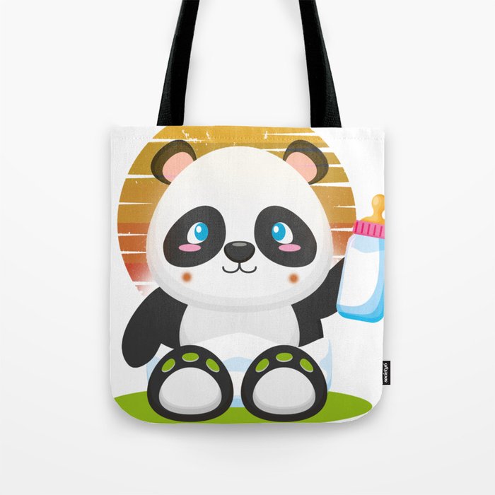 funny panda gift for a couple Tote Bag