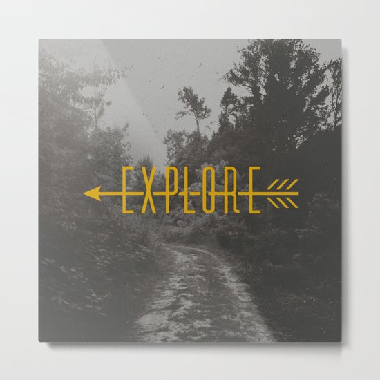 Explore (Arrow) Metal Print