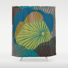 Land and sea Shower Curtain