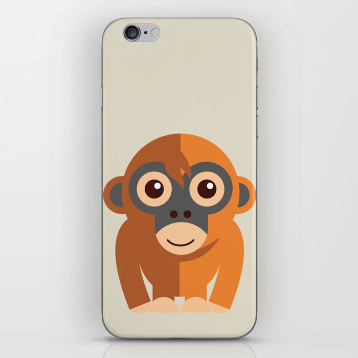 Cute Monkey iPhone Skin