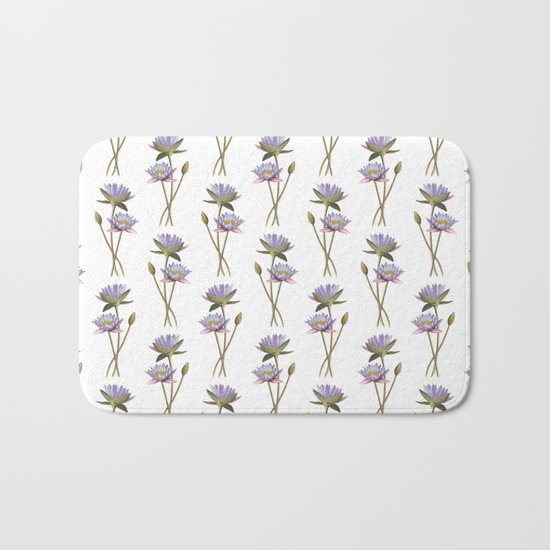 Lotus flowers Bath Mat