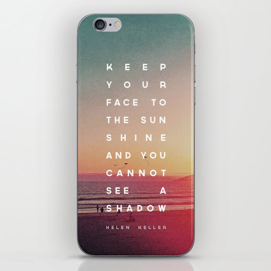 Face to the Sunshine iPhone Skin