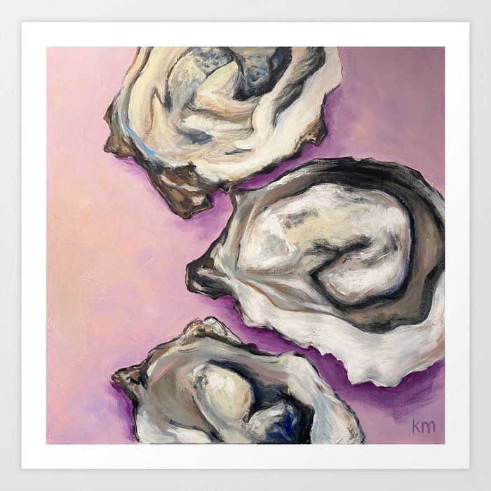 Oysters Art Print