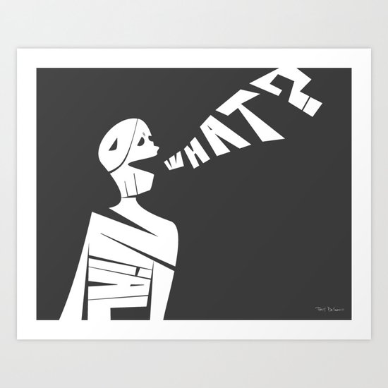 Denial Art Print
