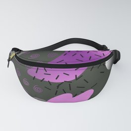 memphis style pattern Fanny Pack