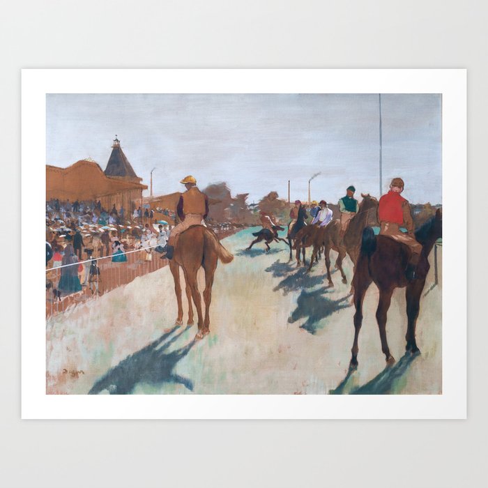 Edgar Degas - The Parade Art Print by Painting Artwork | Society6