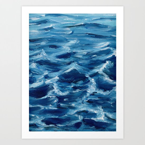 Acrylic wave Art Print