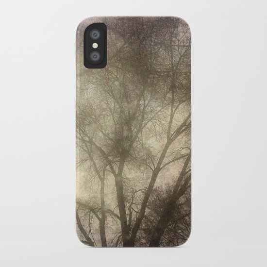 Interlocking trees iPhone Case