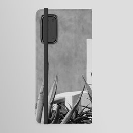Santorini Agave Dream in BW #1 #wall #decor #art #society6 Android Wallet Case