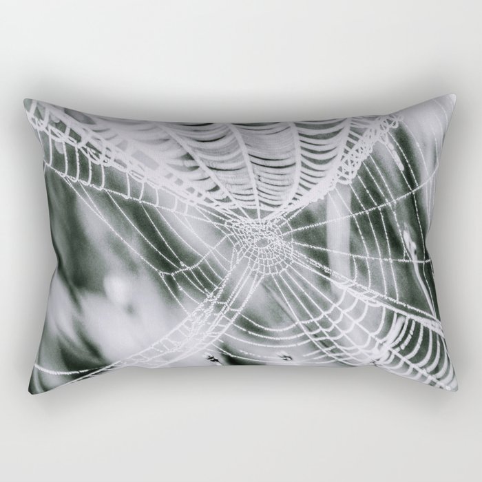 Spider Web Rectangular Pillow