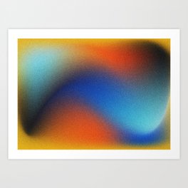 Dark Gradient #3 Art Print