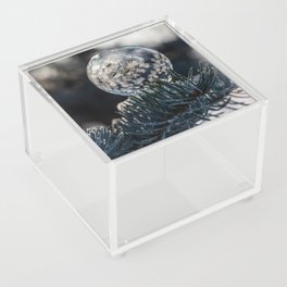 Frozen bubble with multiple stars Acrylic Box