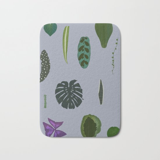 A non-scientific botanical investigation of the indoor plant. Bath Mat