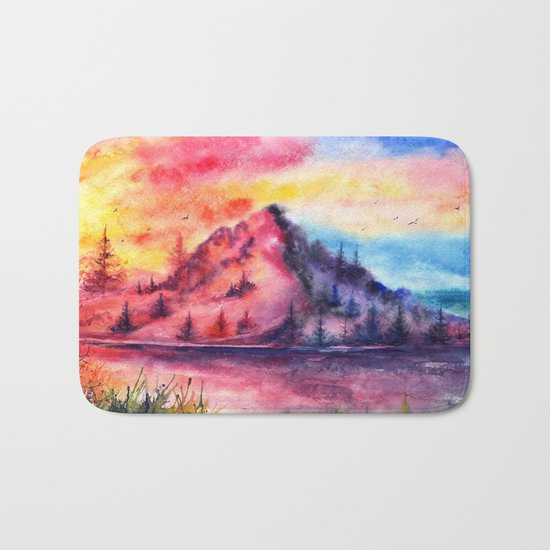 Mountain Bath Mat