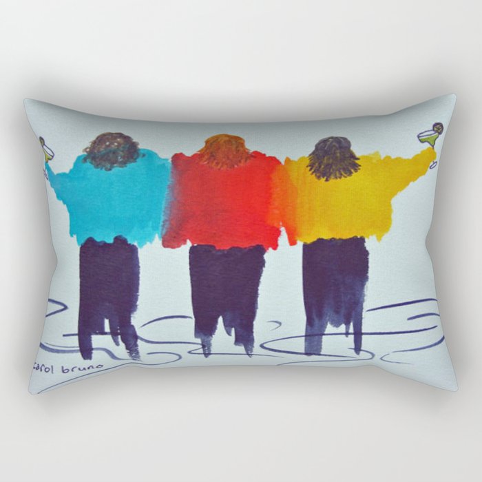 The Girlfriends-Margarita Time Rectangular Pillow