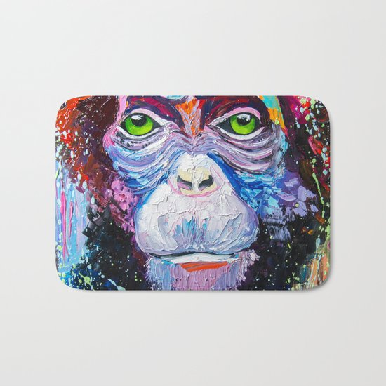 I'm chimpanzee! Bath Mat