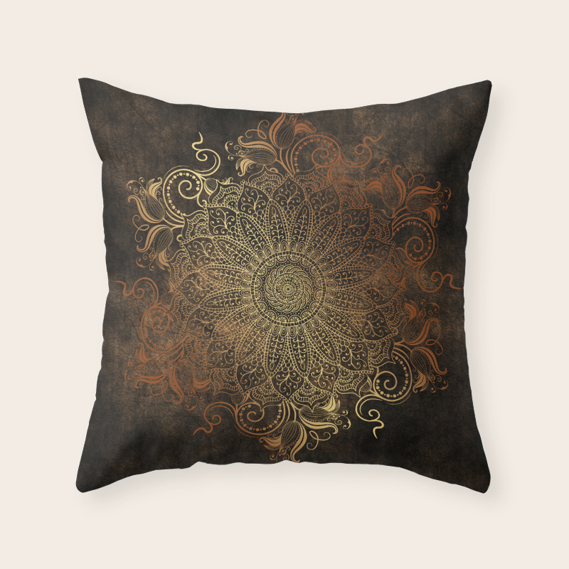 Copper Throw Pillow By Mandelez Society6