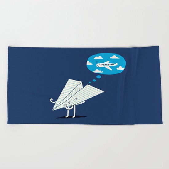 When I grow up Beach Towel