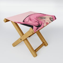 Pink Lady Folding Stool