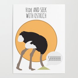 Ostrich Poster