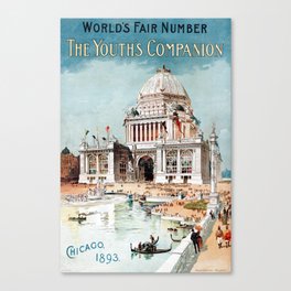 Vintage 1893 Chicago World's fair expo Canvas Print