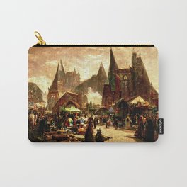 Medieval Fantasy Town Carry-All Pouch