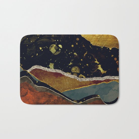 Bronze Night Bath Mat