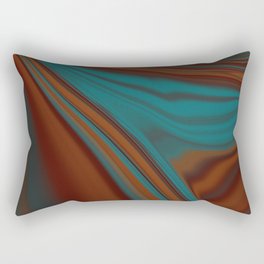 Fall Fractal abstract art and home decor Rectangular Pillow
