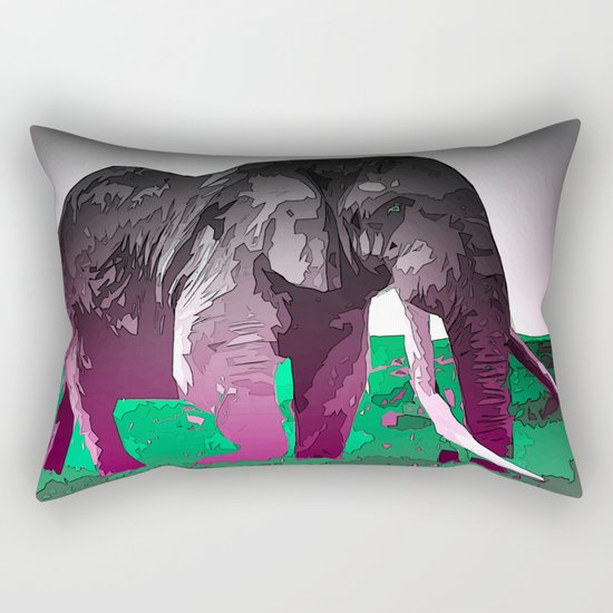 Elephant Rectangular Pillow