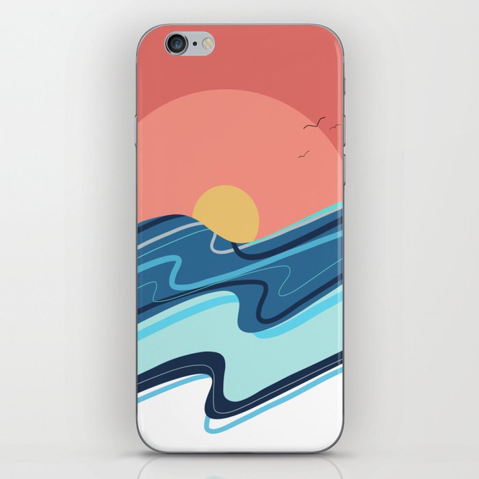 Sun Kissed Sea iPhone Skin
