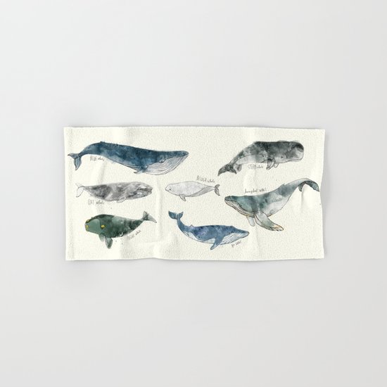 Whales Hand & Bath Towel