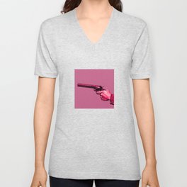 Ruby Gun  V Neck T Shirt