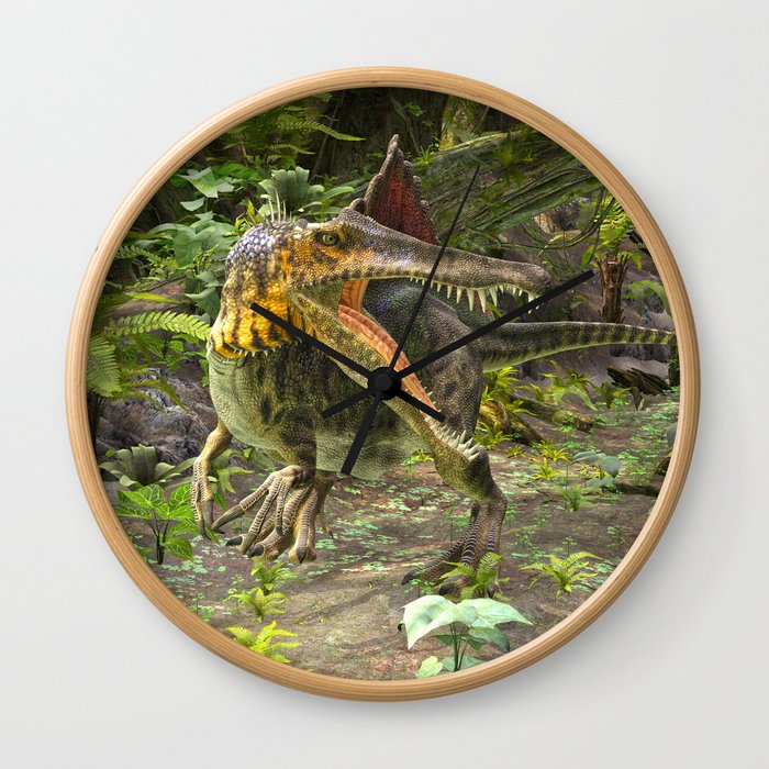 Dinosaur Spinosaurus Wall Clock