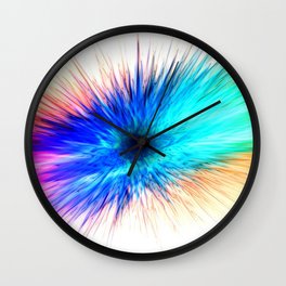 colorful flash light shine Wall Clock