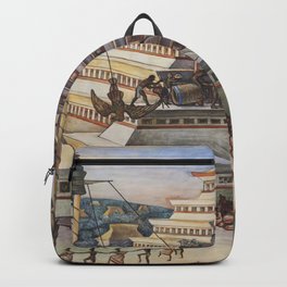 Diego Rivera Murals of the National Palace II Backpack