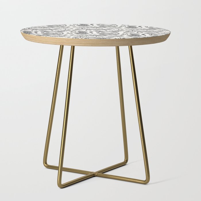 Cheetah Collection – Black Side Table