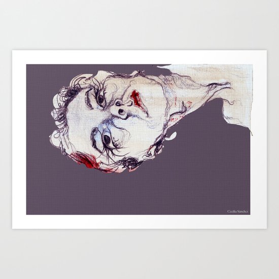 Gasa girl Art Print