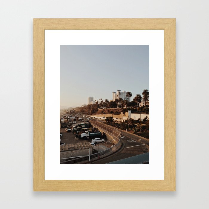 Santa Monica Framed Art Print