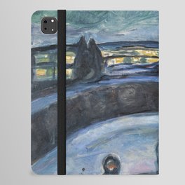 Edvard Munch - Starry Night iPad Folio Case