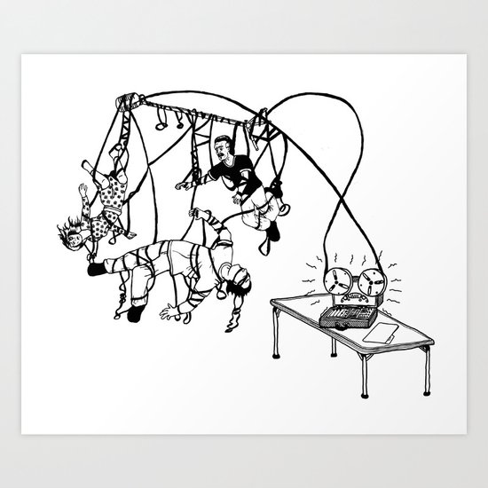 Tape Art Print